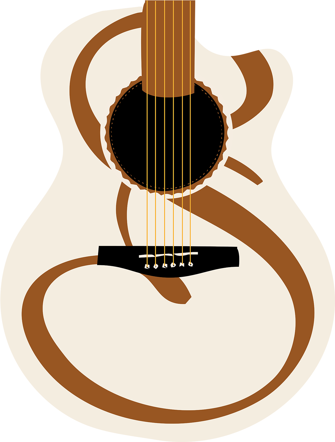 Says An Acoustic Folk - Acoustic Guitar (1500x1500), Png Download