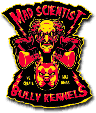 Mad Scientist Bully Kennels - Graphic Design (1100x400), Png Download