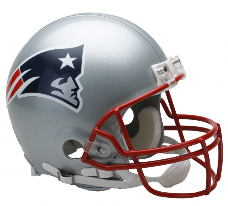 Picture Of New England Patriots Helmet New England - Jets Football Helmet (768x693), Png Download