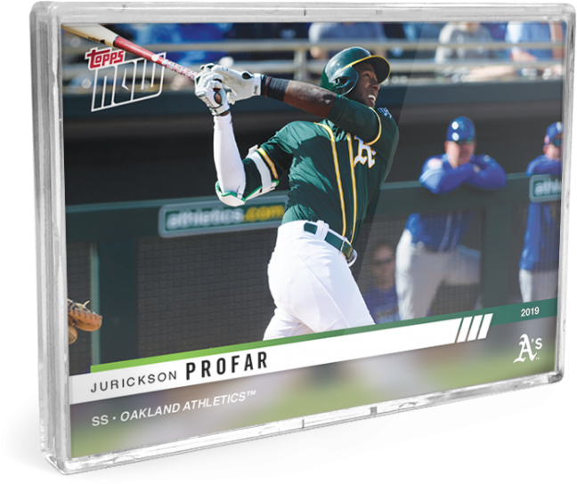 2019 Oakland Athletics Topps Now® Road To Opening Day - Baseball Player (700x700), Png Download