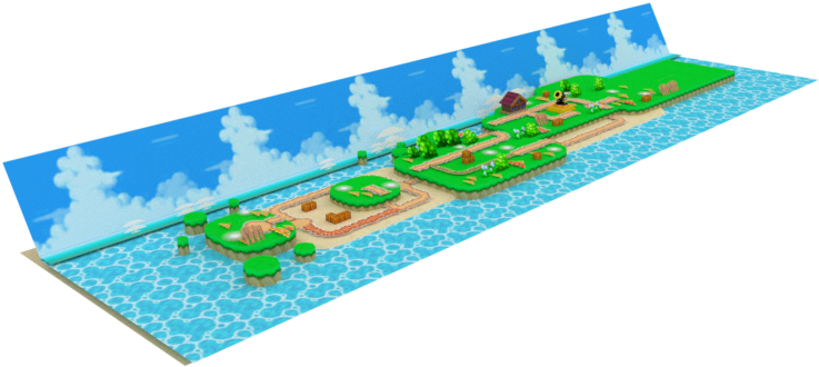 Download Zip Archive - Newer Super Mario Bros Ds (750x650), Png Download