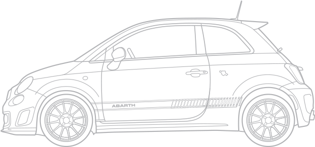 In 2014, Fiat Joined Hands With Chrysler Automobiles - Fiat 500 (1600x340), Png Download