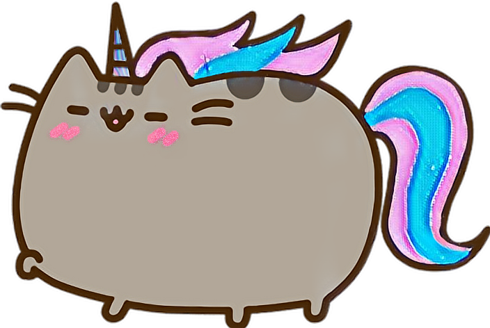 Largest Collection Of Free To Edit Pusheen Pineapple - Cute Unicorn Pusheen (704x472), Png Download