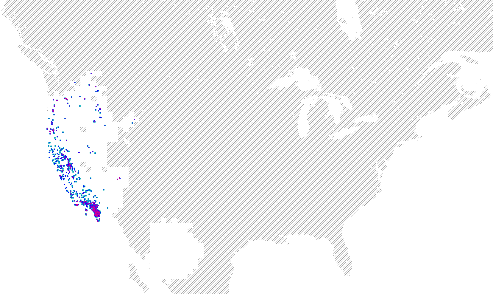 Base Map Where Plant Found - Val D Or Canada Map (1656x986), Png Download