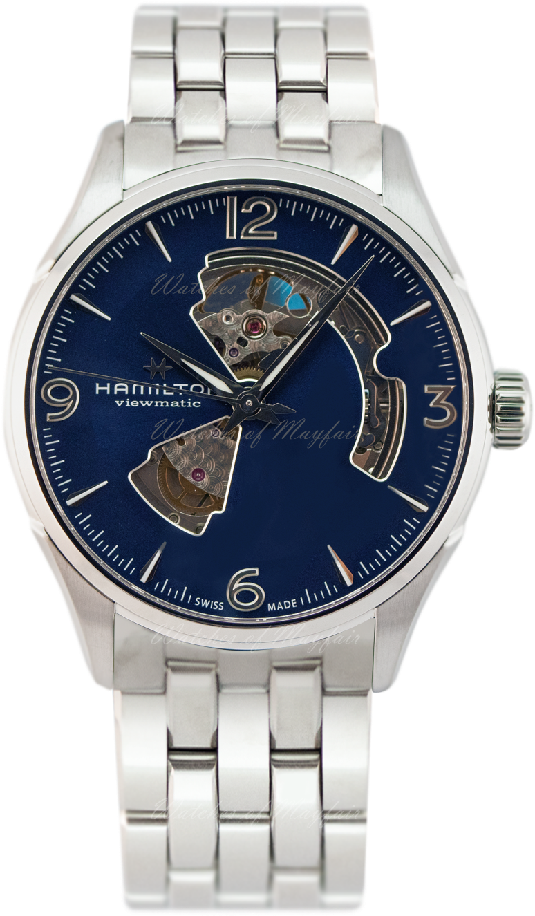 Hamilton Jazzmaster Open Heart Automatic 42mm Watch - Hamilton Jazzmaster (1400x1400), Png Download