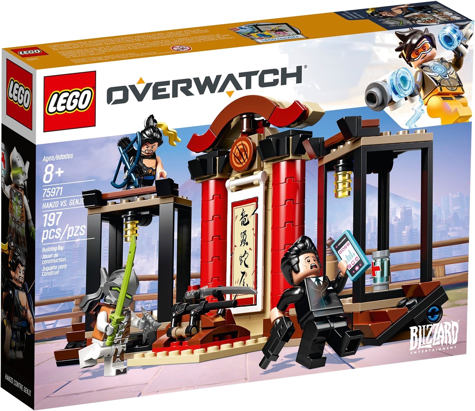 75971 Hanzo Vs - Lego Hanzo Vs Genji (1533x1317), Png Download