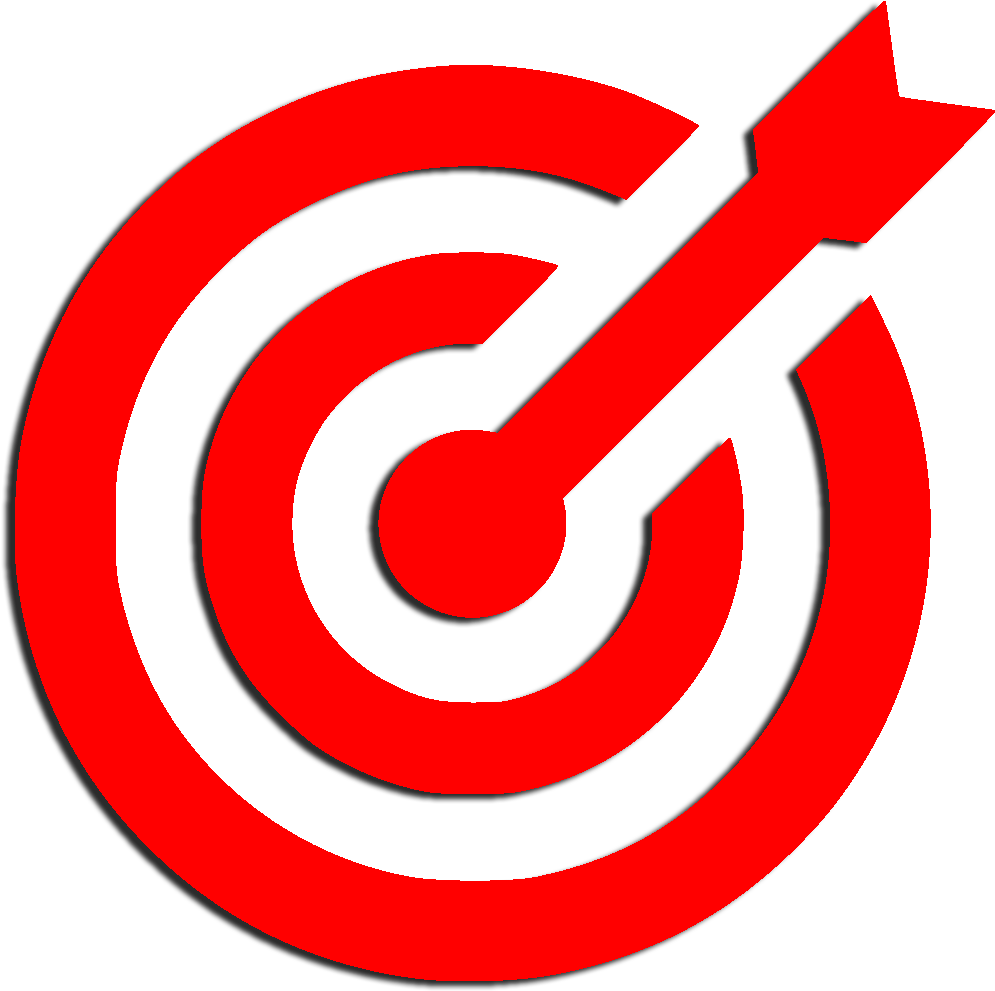 Get In Touch - Icon Blue Target Png (1100x1100), Png Download