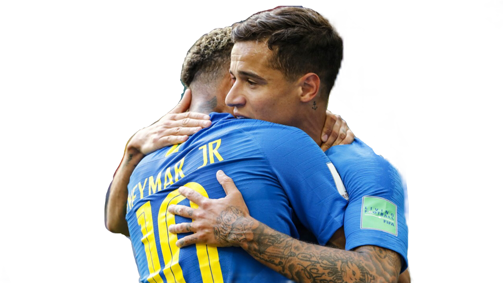 #coutinho #barcelona #neymar #brazil #freetoedit - Brasil 2 X 0 Costa Rica (1024x576), Png Download