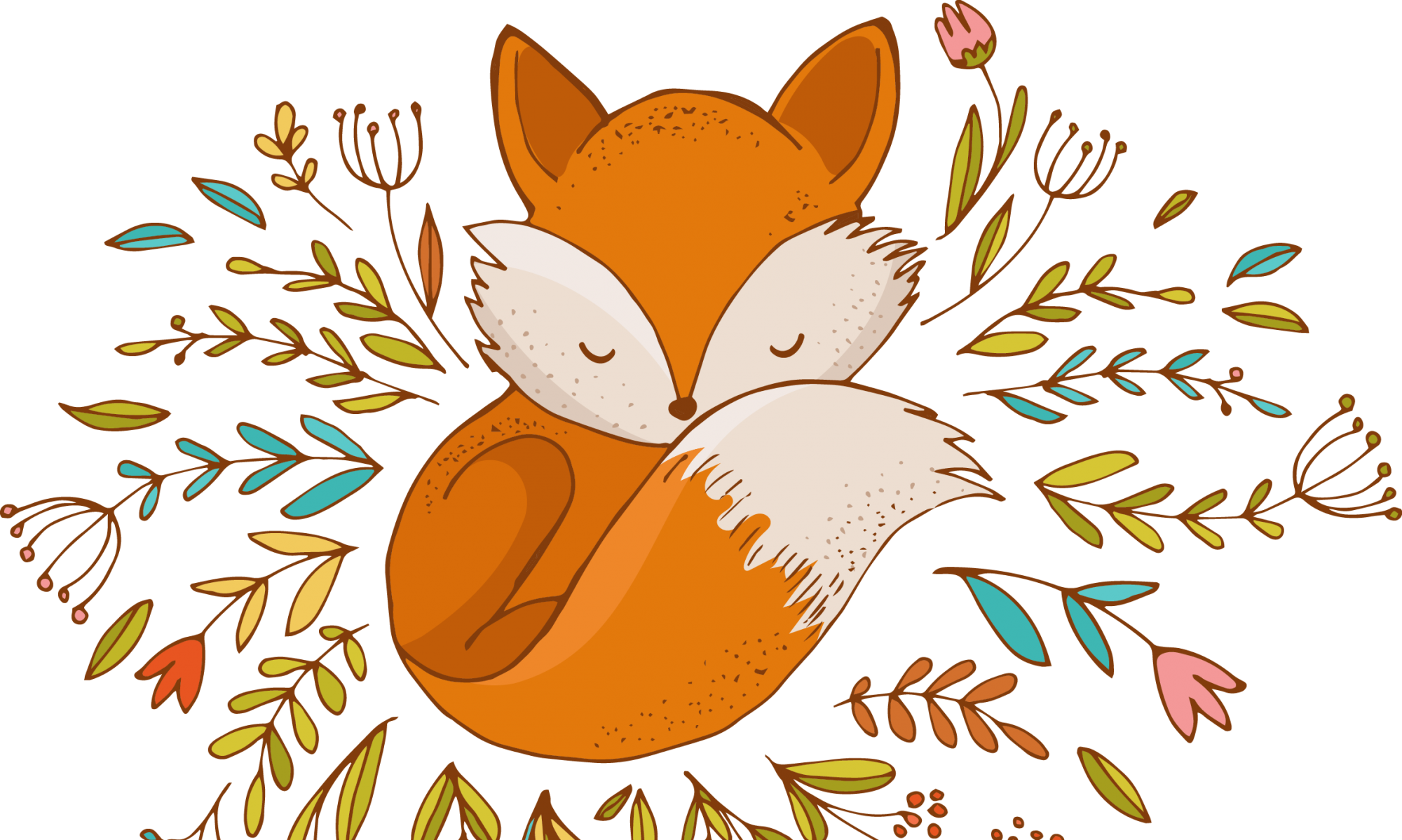 Nox's Notions - Fox Shower Curtain (2000x1199), Png Download