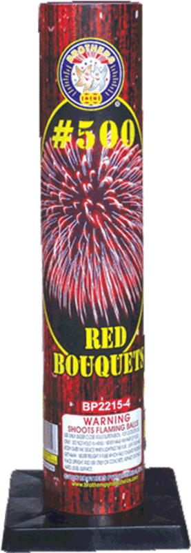 #500 Red Bouquets - Fireworks (800x800), Png Download