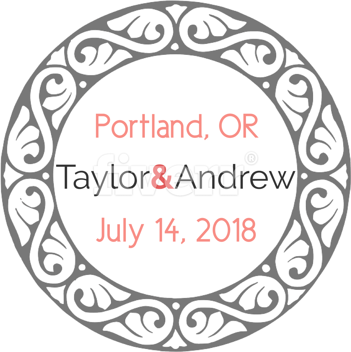 Big Worksample Image - Pink Circle Logo Png (1200x1200), Png Download