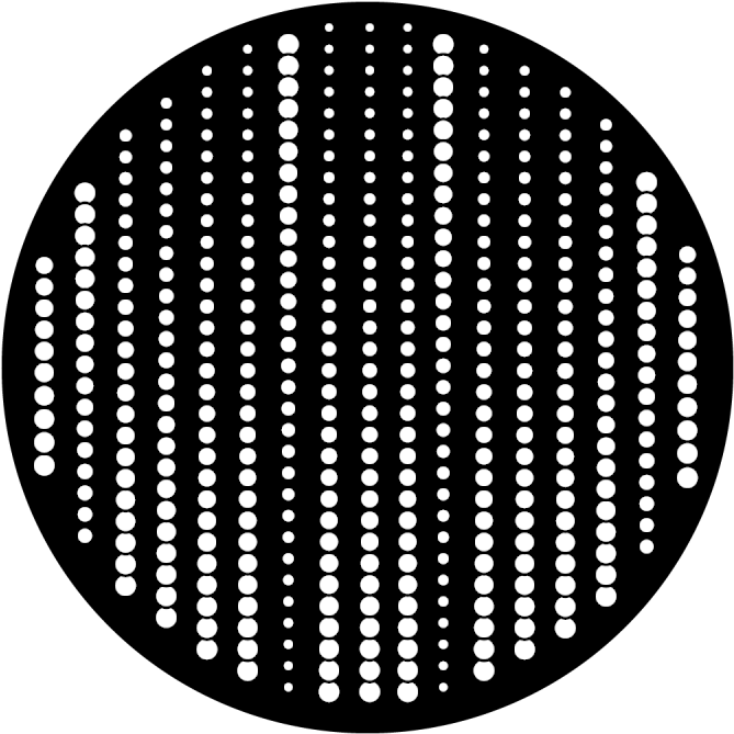 Apollo Design 9033 Bead Curtain Steel Pattern - Circle (800x800), Png Download