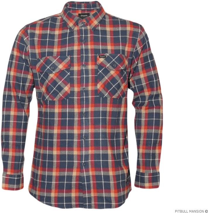 Grady L/s Flannel - Barbour Endsleigh Highland Biking Red Check Shirt (1024x772), Png Download
