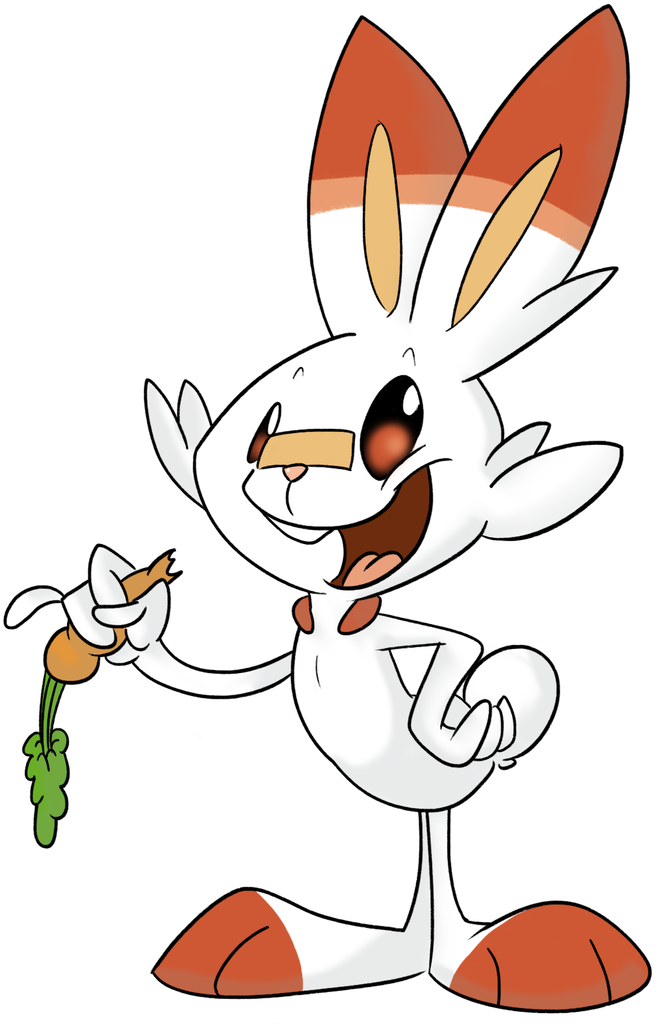 Domestic Rabbit Cartoon Clip Art Tail Animal Figure - Pokemon Sword And Shield Bugs Bunny (755x1059), Png Download