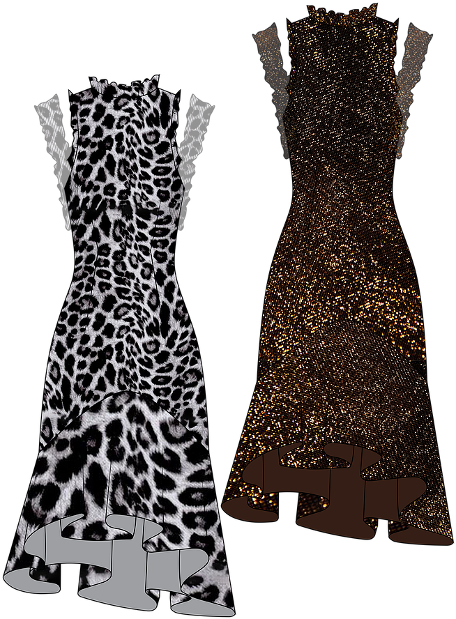 Key Words - - Day Dress (661x893), Png Download