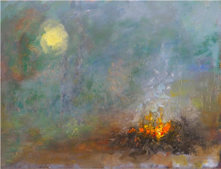 Winter Bush Fire (800x800), Png Download