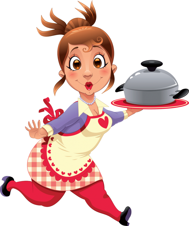0 74b41 Ad1a4d03 Orig-635x759 - Dibujo Cocinera Vintage (635x759), Png Download