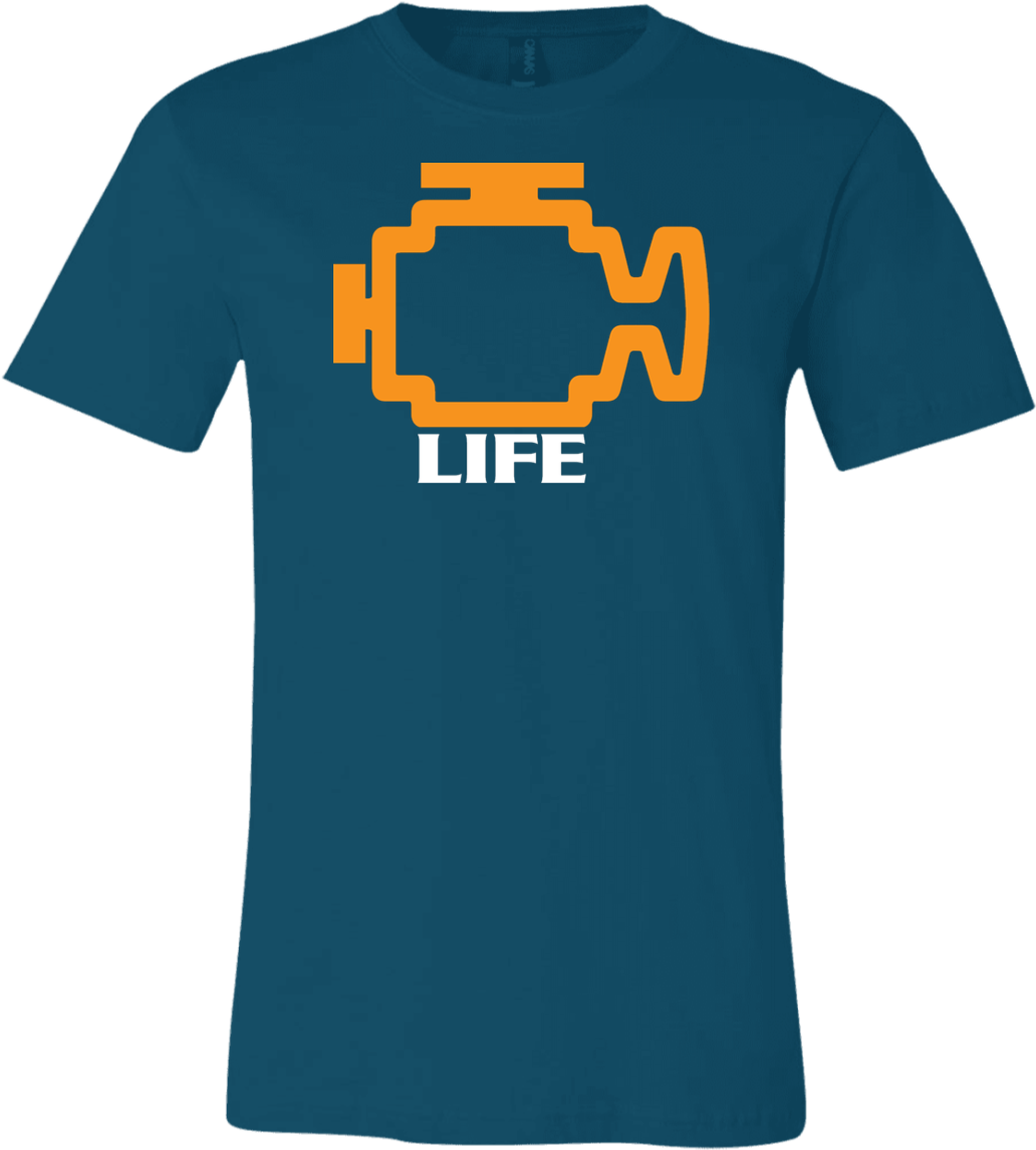 Check Engine Light Ecec T-shirt - Camiseta Tigres Del Licey (1155x1155), Png Download