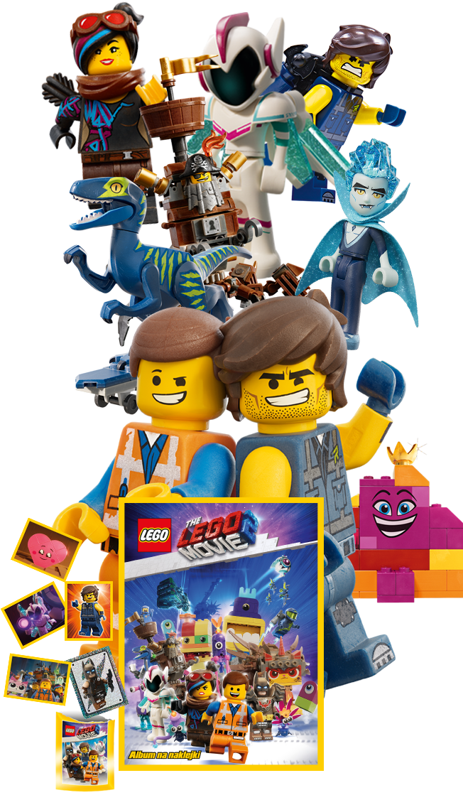 Lego® Movie 2™ Kolekcja Naklejek - Cartoon (1081x1165), Png Download