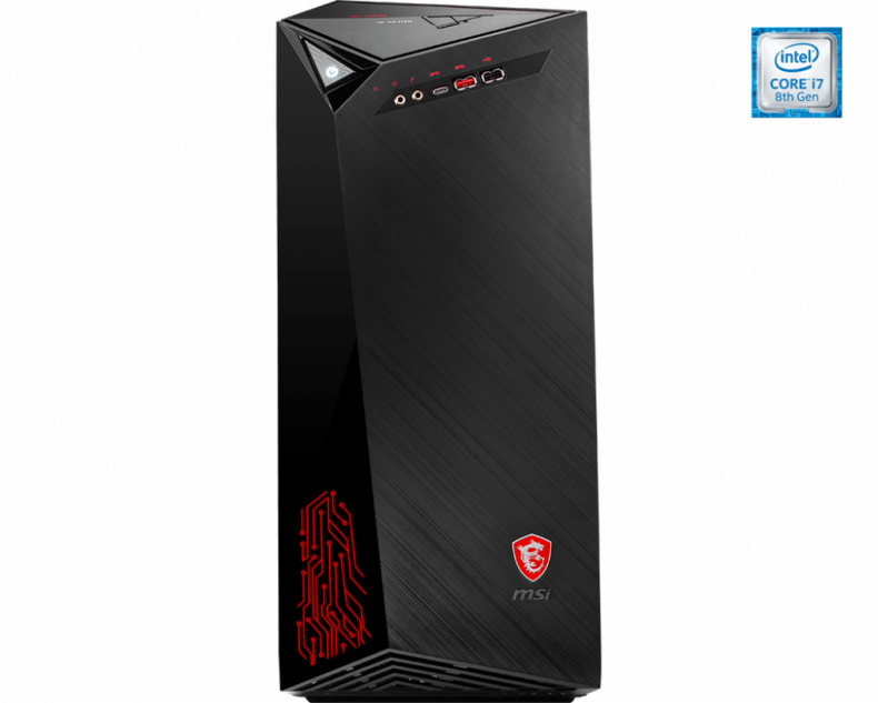 Msi Infinite 8sc 604au I7 8700, 16gb Ram, 256gb Ssd - Intel (790x633), Png Download