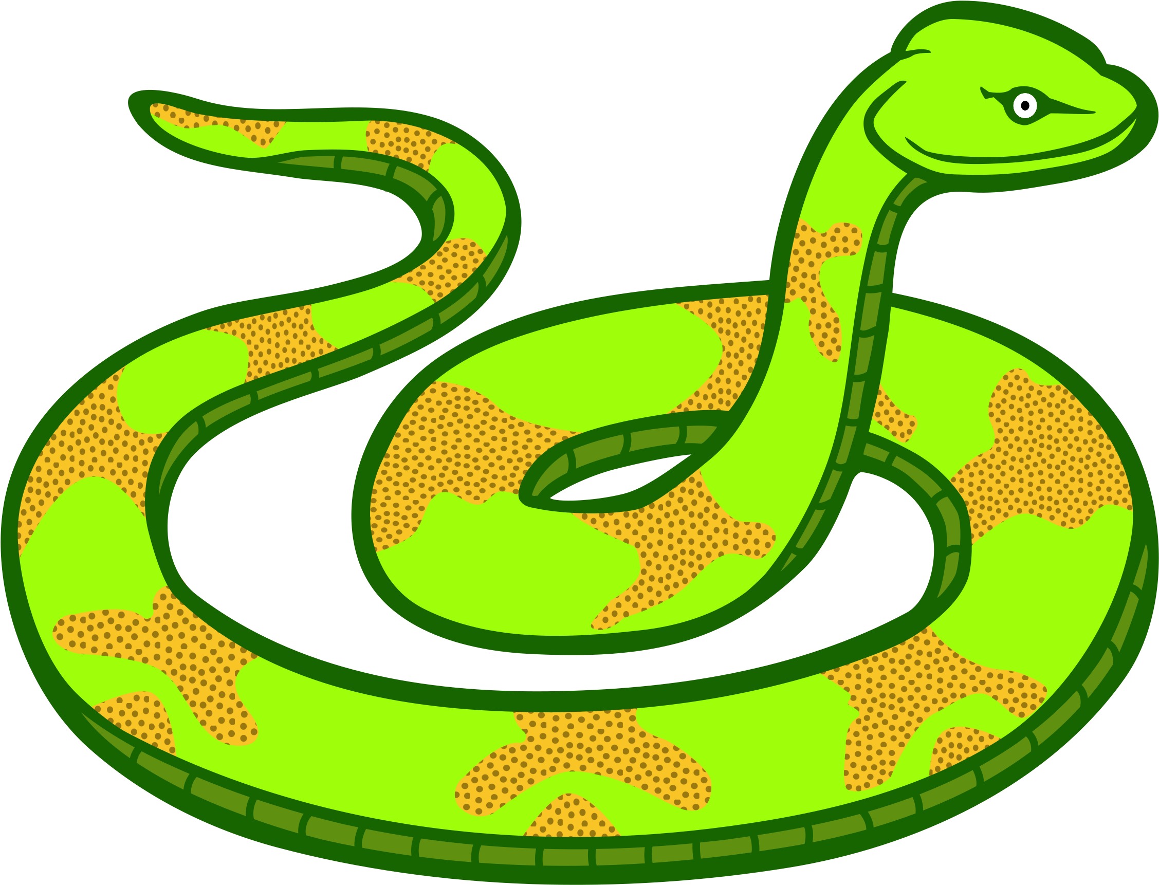 Snake Clipart Bull Snake - Transparent Snake Clip Art (2400x1867), Png Download