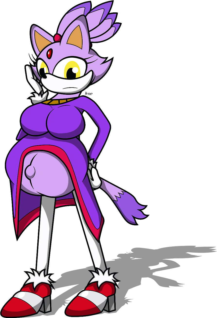 Blaze The Cat 2019 - Cartoon (900x1307), Png Download