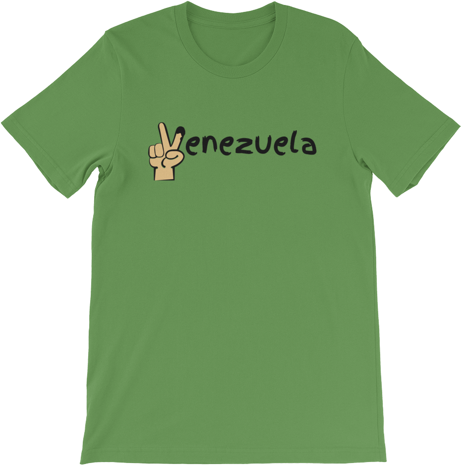 Peace Hand Venezuela - T-shirt (1000x1000), Png Download