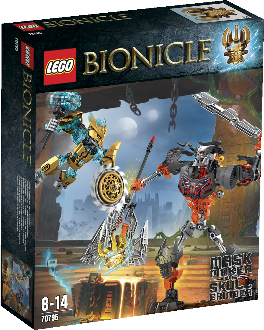 Lego Bionicle Mask Maker Vs Skull Grinder (1200x1200), Png Download