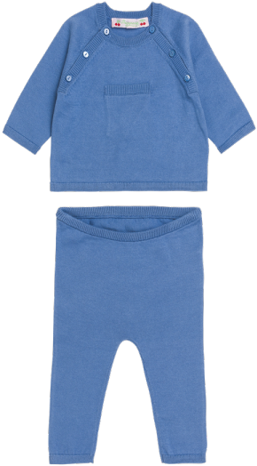 Babies' Cotton Onesie Medium Blue - One-piece Garment (600x600), Png Download