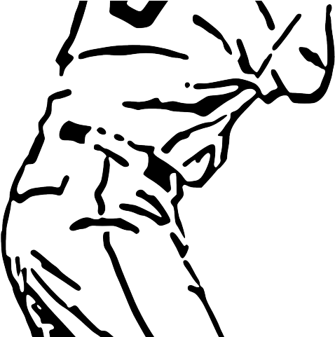 Baseball Clipart Vintage - Baseball Batter Coloring Pages (640x480), Png Download