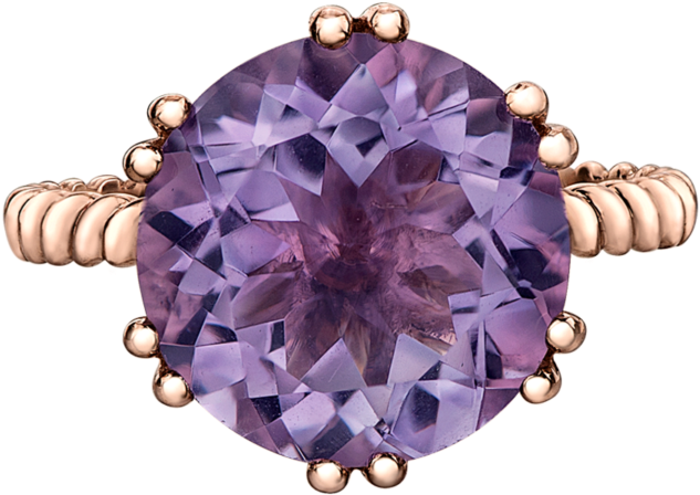 Ring For Women - Amethyst (750x750), Png Download