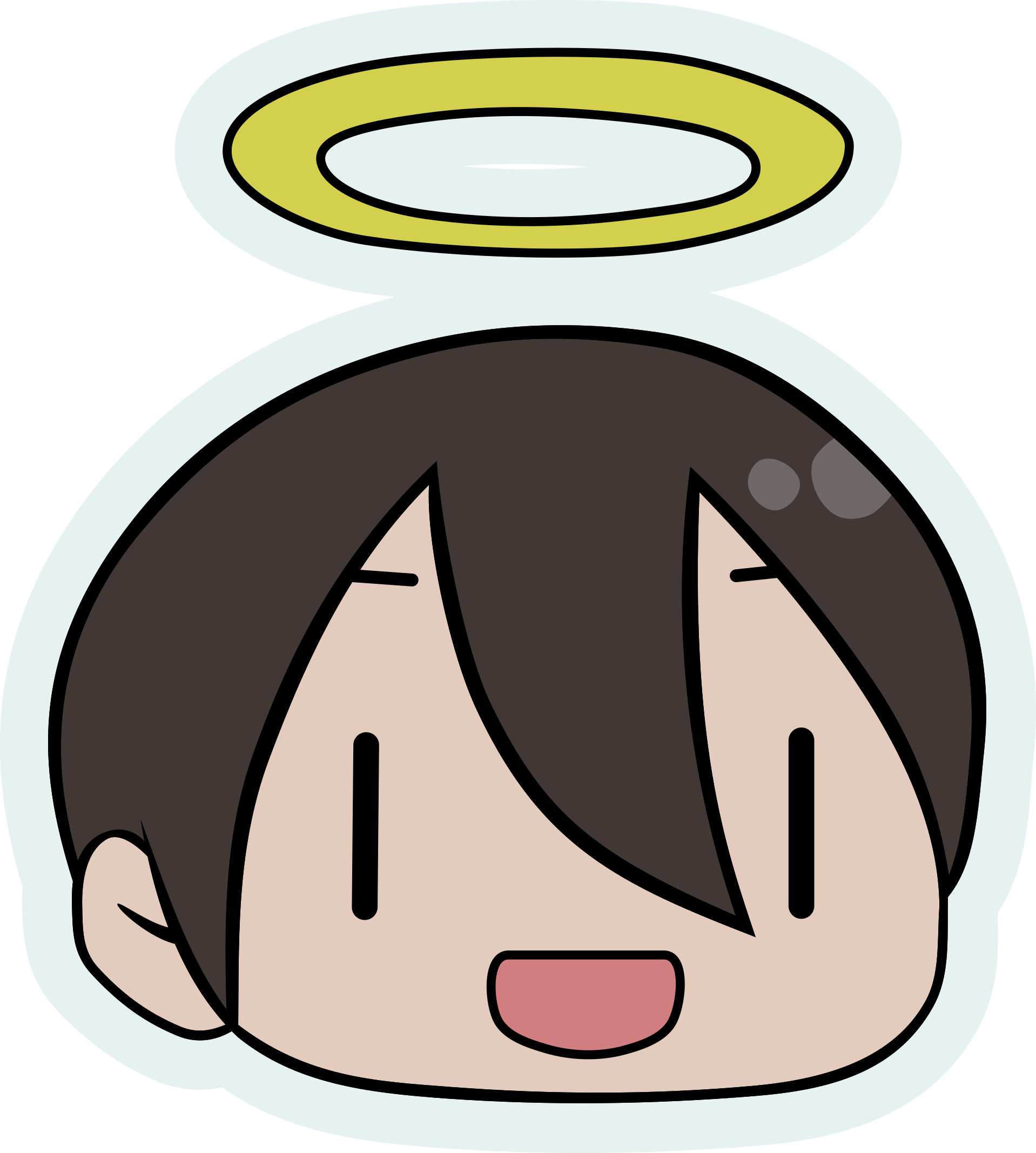 Post - Yuru Camp Head (1918x2135), Png Download