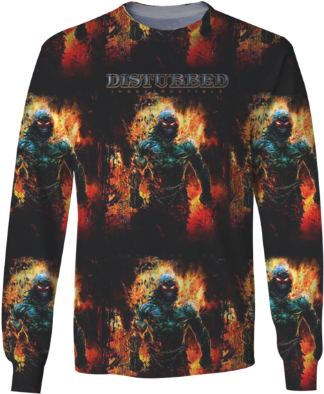 Disturbed Indestructible (600x599), Png Download