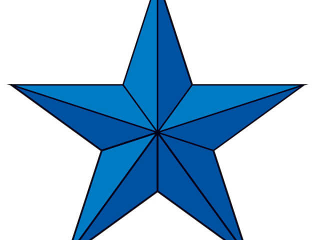 Blue Star - Flags Of Ecowas Countries (640x480), Png Download