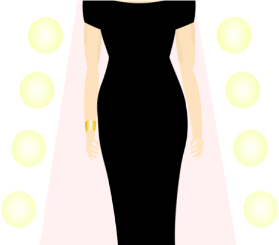 Black Dress Clipart Fashionable Clothes - Little Black Dress (640x480), Png Download