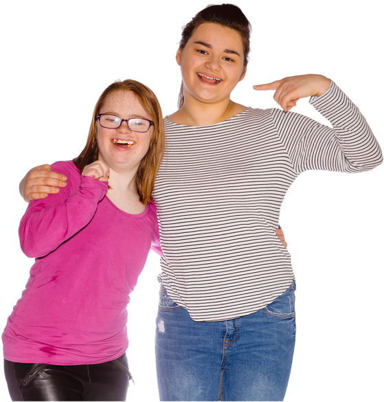 Teens Posing 4 Photosymbols - Fun (600x600), Png Download