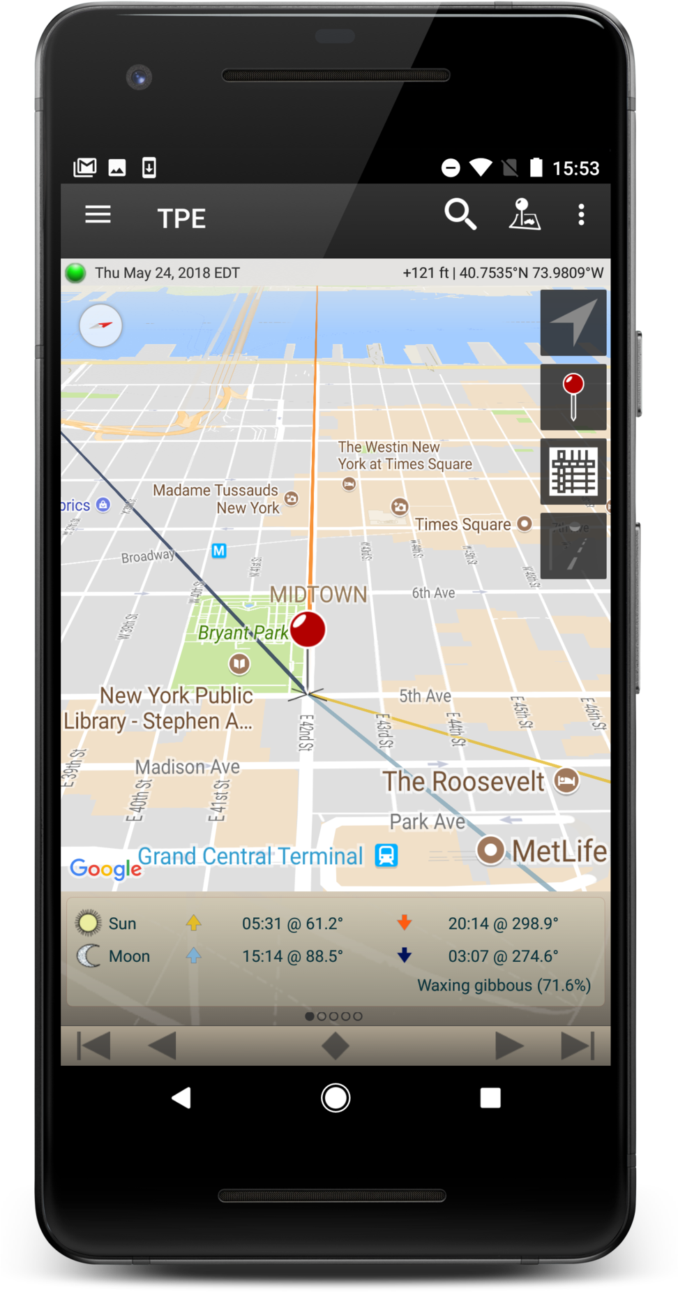 Pixel2 Manhattan - Iphone (1000x1850), Png Download