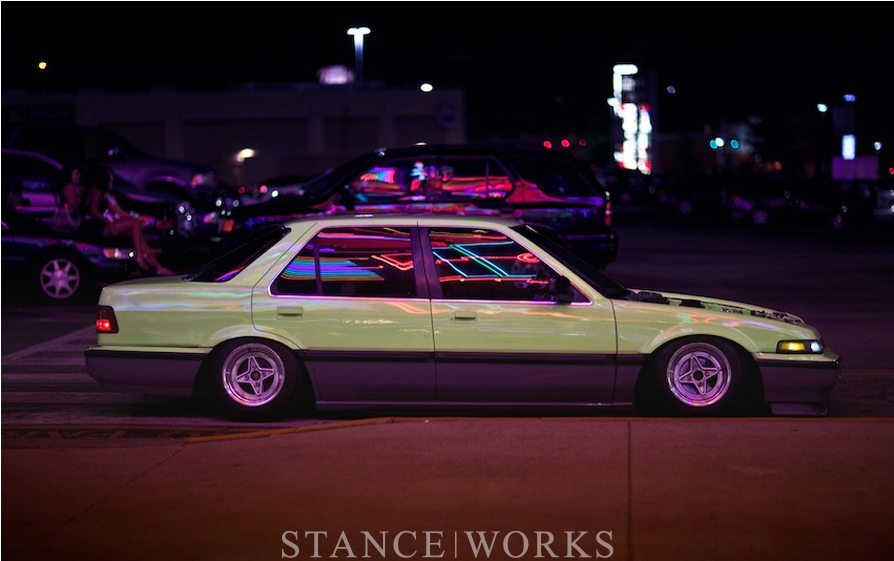 1200 X 560 3 - 1989 Honda Accord Stanced (1200x560), Png Download