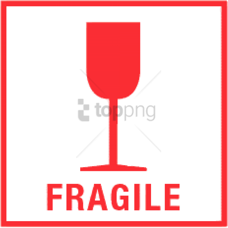 Free Png Transparent Fragile Sign Png Image With Transparent - Wine Glass (850x827), Png Download