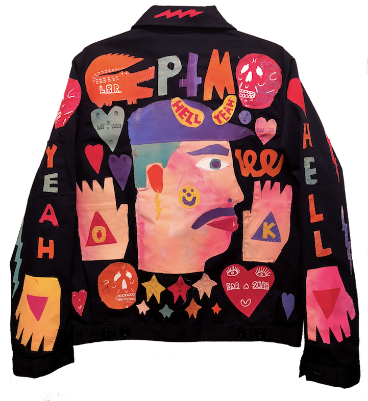 Ptm Jacket Back - Sweater (720x818), Png Download