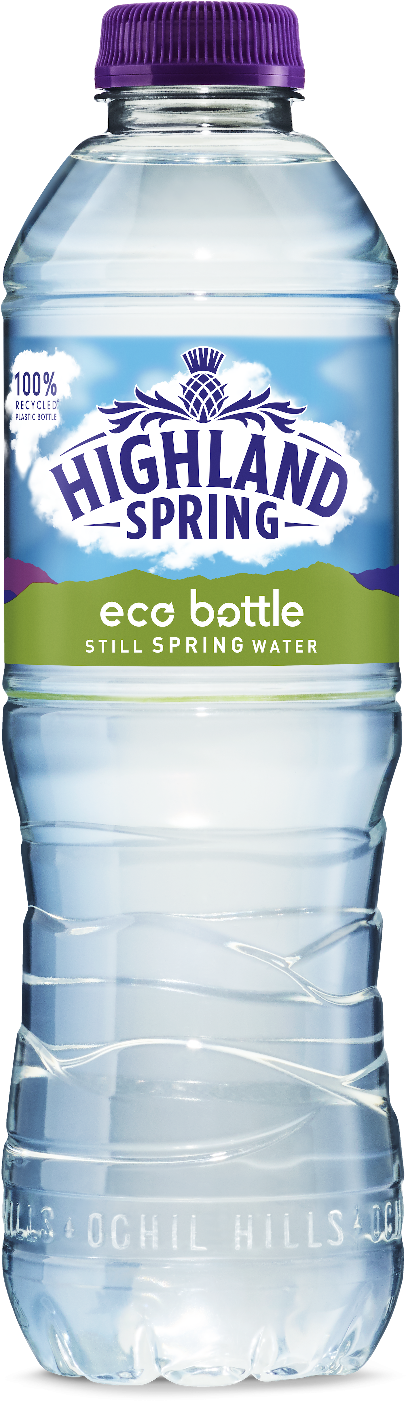 *bottle Is 100% Recycled Plastic - Bottle (4297x6604), Png Download