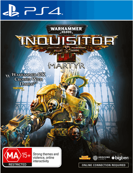Inquisitor Martyr - Warhammer 40k Inquisitor Martyr Ps4 (600x600), Png Download
