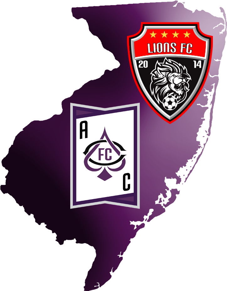 Atlantic City Fc And Jackson Lions Fc Announce Alliance - New Jersey Clipart (900x1105), Png Download
