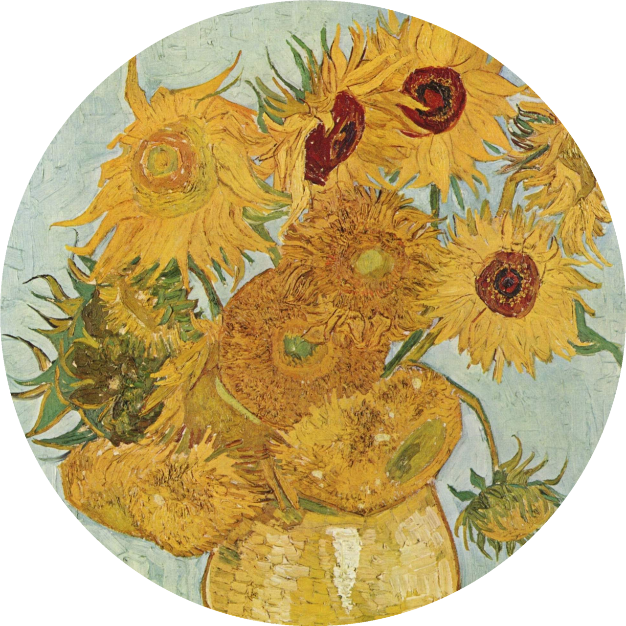 Sunflower Transparent Tumblr Posts Png Sunflower Transparent - Georgia O Keeffe Paintings Vase (1280x1280), Png Download