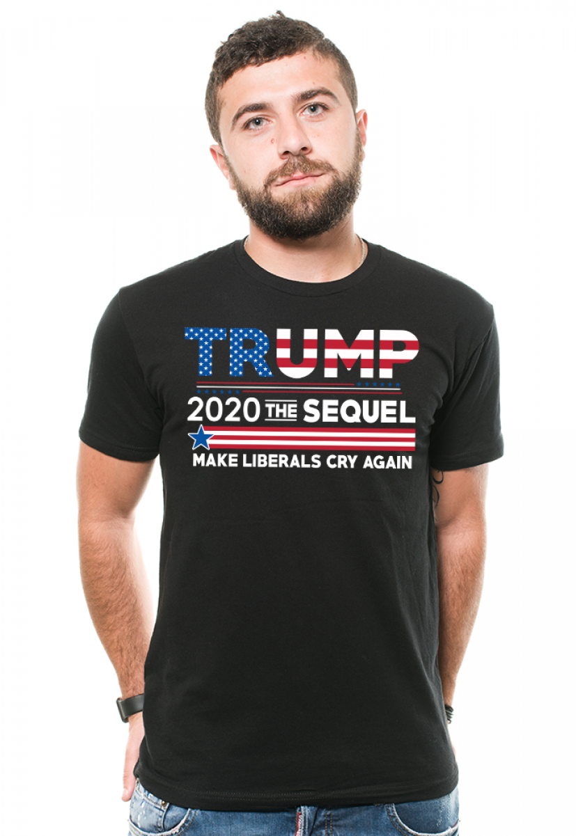 Trump 2020 Sequel T-shirt Donald Trump Maga Design - Tee Shirt Anti Vegan (1200x1200), Png Download