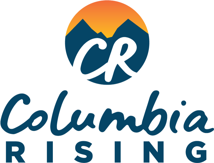 Columbia Rising Secondary - Graphic Design (800x657), Png Download
