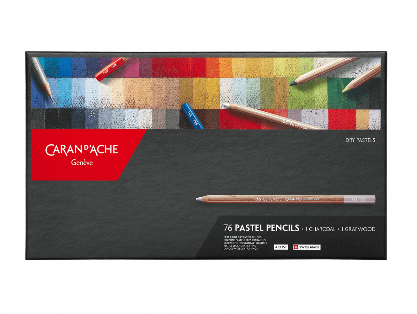 1600 X 1000 2 - Caran D Ache Geneve Pastel Pencils (1600x1000), Png Download