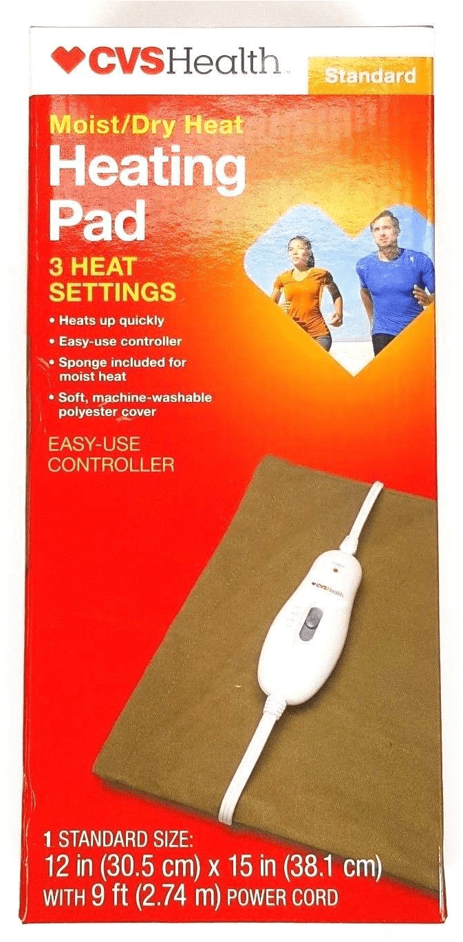 Download Cvs Health Moist/dry Electric Heating Pad 3 Heat Settings