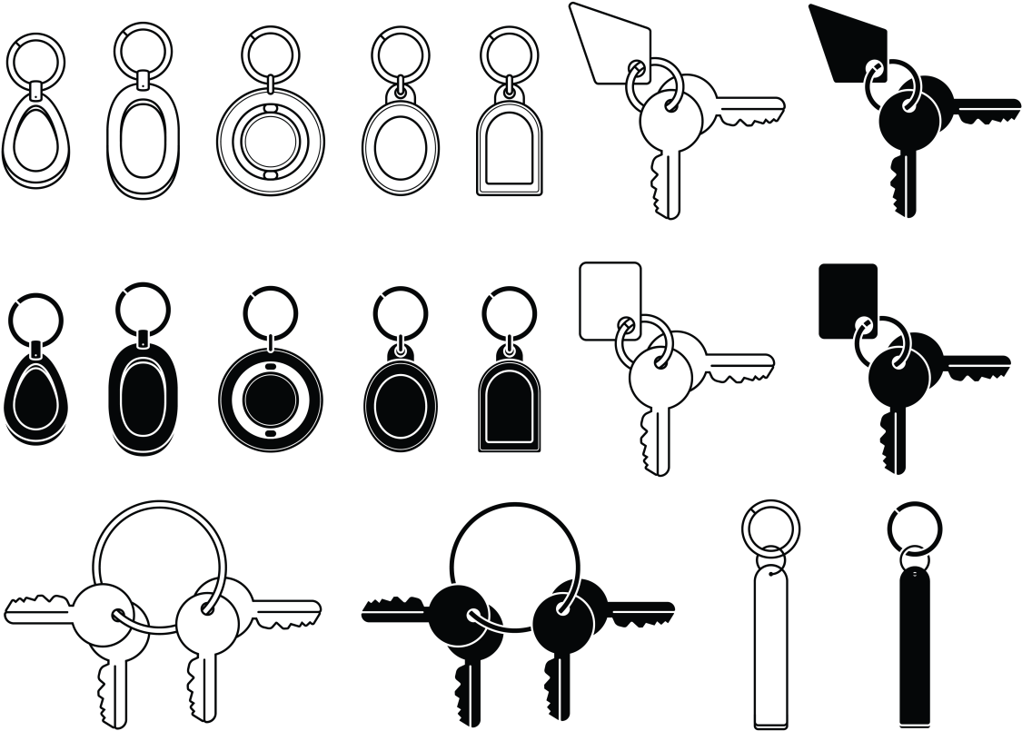 Keychain Square Icon (1400x980), Png Download