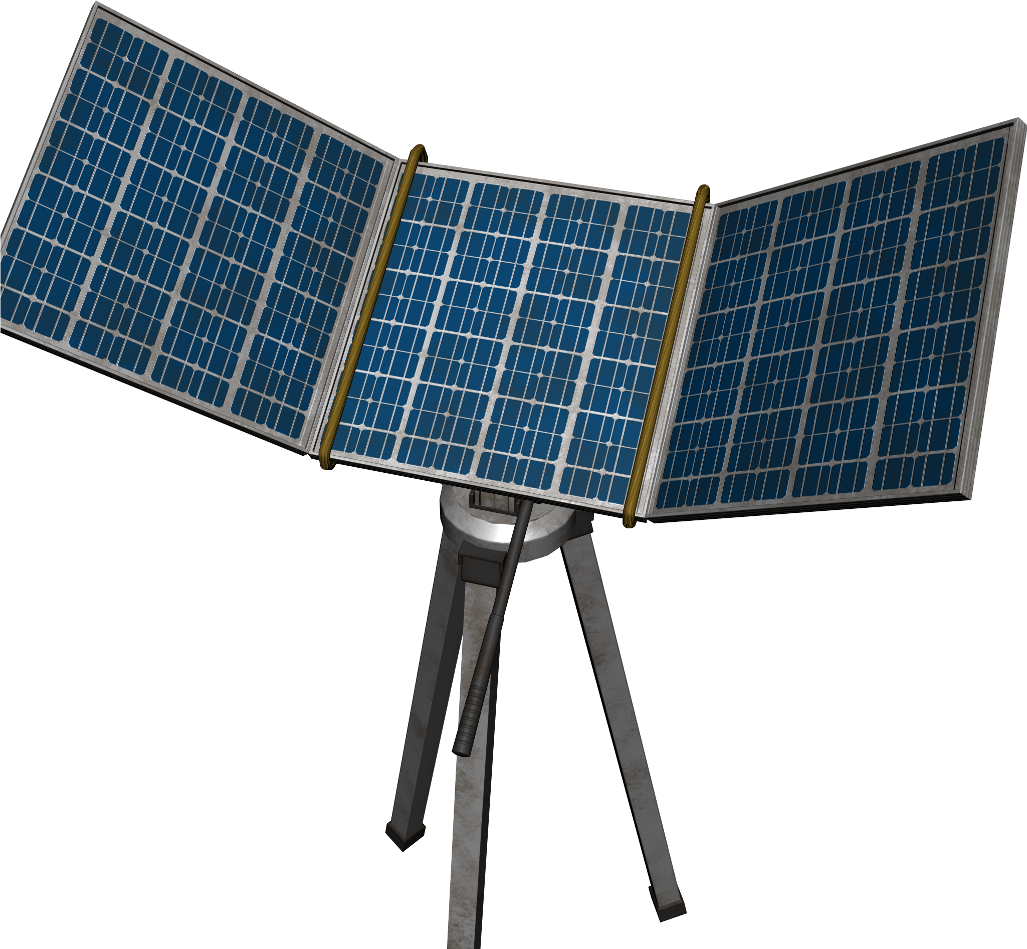 Updated Textures For The Solar Panel - Satellite (2048x2048), Png Download